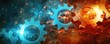 © saadulhaq - Modern illustration of gears joining, highlighting the importance of teamwork and interconnected business strategies.