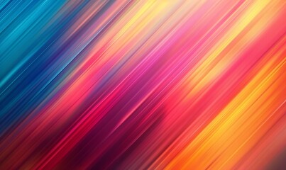 Wall Mural - Abstract light gradient colorful lines texture motion blurred effect background, generative ai