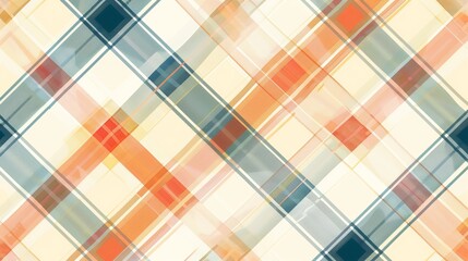Green and yellow checkered seamless vector pattern for tablecloth background