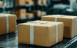 © imagineRbc - Packages are carefully handled and organized for safe delivery in a busy warehouse environment