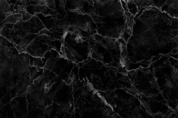Wall Mural - black grey background marble wall texture for design art work, seamless pattern of tile stone with b