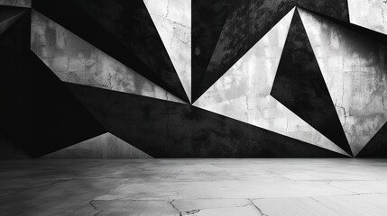 Wall Mural - Minimalist black and white wallpaper