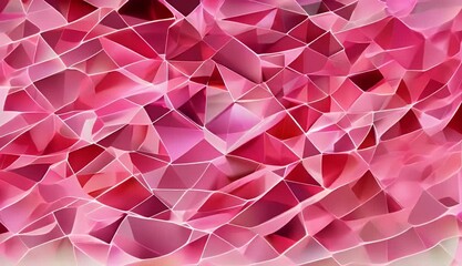 Wall Mural - triangles websites mosaic abstract smart pink illustration elegant triangle pattern design red light