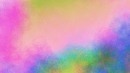 Leinwandbilder - Seamless colorful abstract background with rough grain for loop playback. Dynamic gradient animation with grainy grains on abstract background