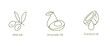 © yasindu - Nourishing Oils Vector Icons: Olive, Avocado, Coconut