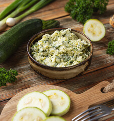 Sticker - Grated zucchini salad