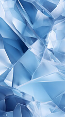 Digital technology 3d curve ice blue abstract graphic poster background with generative