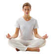 © ZeyBer - Woman in lotus position meditating, yoga practice for inner peace