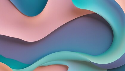 Wall Mural - pastel colors wall paper design, background, illustration
