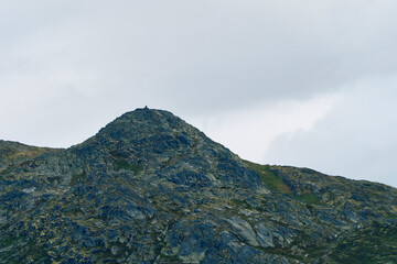 Mountain top of the western Jotunheimen Mountains in Norway.