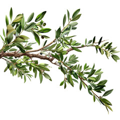 Beautiful Green Tree Branch Nature Design