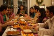 © Hakim - family at night diwali