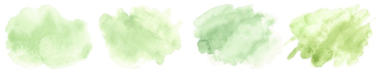 Wall Mural - soft green watercolor textures, perfect for backgrounds, design projects, and creative art compositi