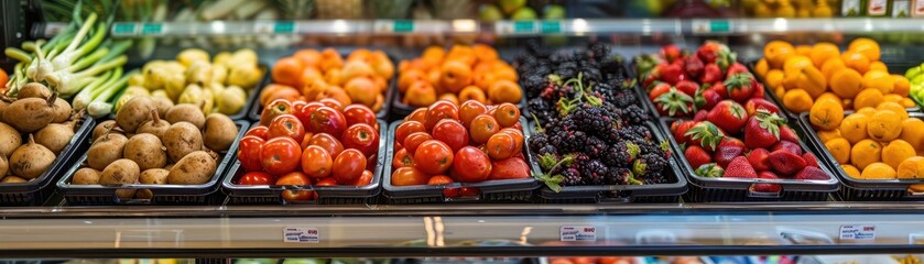 Wall Mural - Fresh Produce at the Market