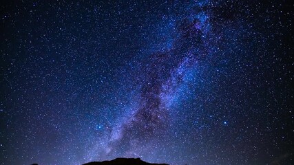Wall Mural - Milky Way Galaxy in West Sky 24mm Tilt Down