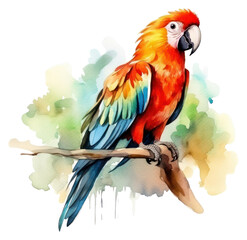 Wall Mural - PNG Parrot animal bird creativity.