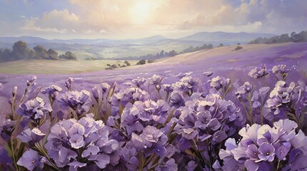 Wall Mural - lavender field in region