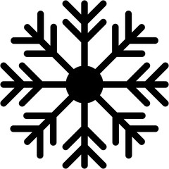 Wall Mural - Vector Icon Snowflake, Snowflake, Cold, Winter, Snowflakes