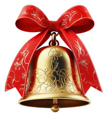 Poster - PNG Christmas bell white background celebration decoration.