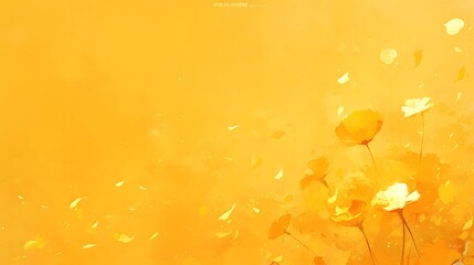 Wall Mural - Yellow Flower Background.