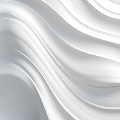 Wall Mural - abstract white background with smooth lines and curves