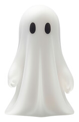 Poster - PNG Spookie ghost figurine white white background.