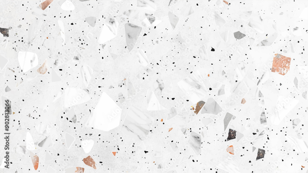 Gray terrazzo png seamless texture background. White marble texture in ...