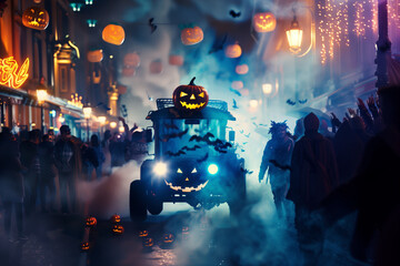 concept Halloween parade