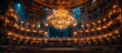 © Jardel Bassi - Opulent Chandelier Above Gilded Theater Stage