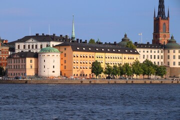 Poster - Stockholm city Riddarholmen island