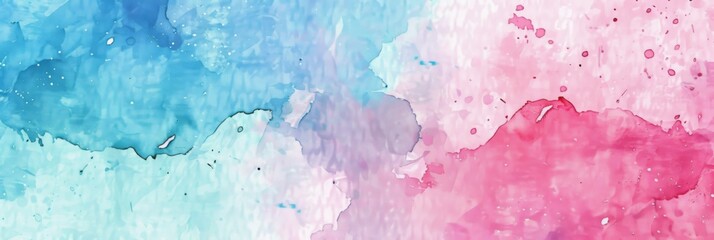 Wall Mural - watercolor gradient paint grunge texture on white background. the color splashing in the paper