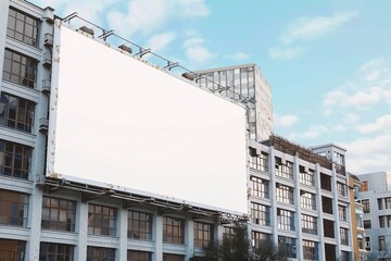 Wall Mural - Building Billboard Mockup for showcasing your design to clients