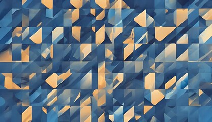 Wall Mural - graphic geometric blue Hi-tech abstract design Vector background shapes