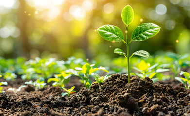 Wall Mural - A visually compelling graph and analysis image for an ECO business, highlighting sustainability and environmental impact.