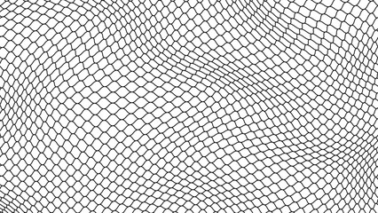 Curved net pattern. Seamless design for sportswear or equipment like soccer goals, volleyball nets, basketball hoops, hockey nets, and athletic gear.