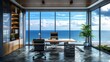 © AUAChanel - Modern Office with Ocean View.