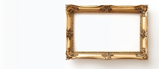 Aufkleber - A photo frame isolated on a white background with copy space image