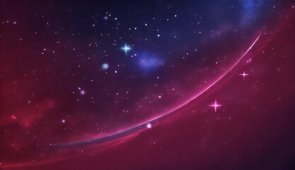 Wall Mural - dark background galaxy stars red paper abstract wall planet blue computer