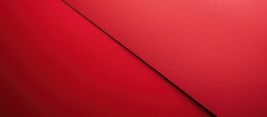 Poster - Vibrant red paper texture or background with ample copy space image