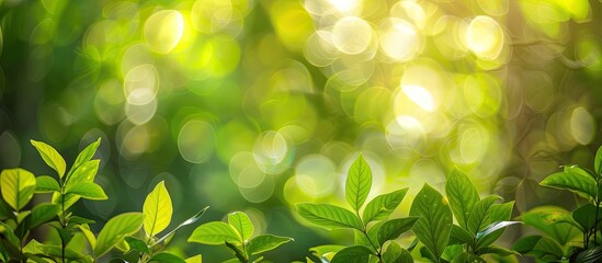 Aufkleber - Nature with blurred background highlighting bokeh effect perfect for copy space image
