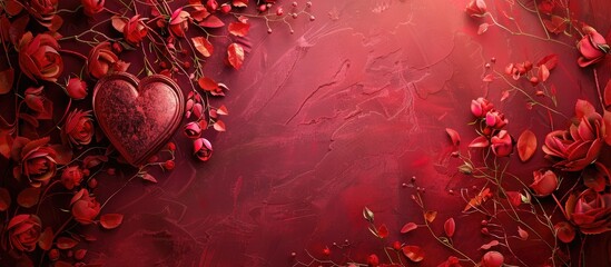 Aufkleber - Valentine s Day theme with copy space image