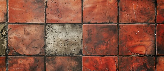 Aufkleber - Abstract background texture of urban tiles with copy space image