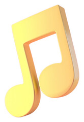 Wall Mural - PNG Yellow music note icon text circle number.