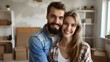 © Thares2020 - Excited Couple Embracing New Beginnings as They Plan Their Renovated Home Together