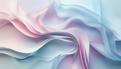 Wall Mural - Abstract background with flowing pastel gradients creating a vibrant and elegant design