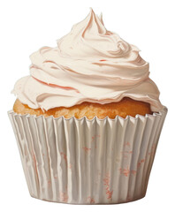 Poster - PNG Cupcake dessert icing cream.