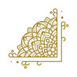 © oi_art - Mandala design element vector frame luxury