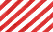 © Ирина Счастливая - Abstract striped background of watercolor oblique red lines in festive style
