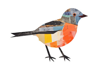 Sticker - PNG Bird painting animal art.