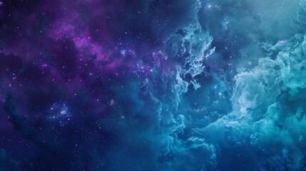 vivid and richly textured abstract background featuring a cosmic blend of blue and purple shades res